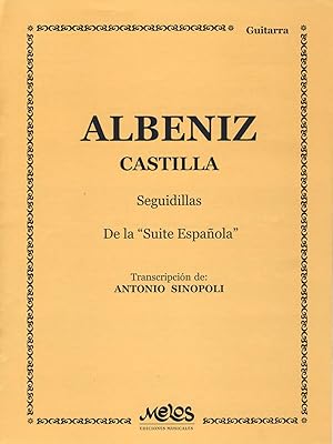 Image du vendeur pour ALBENIZ I. - Castilla Op.47 n 7 para Guitarra (Sinopoli) mis en vente par Mega Music