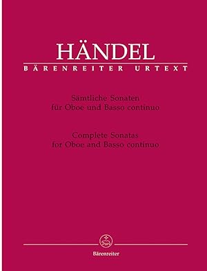 Image du vendeur pour HAENDEL - Sonatas Completas para Oboe y Piano (Urtext) (Best) mis en vente par Mega Music
