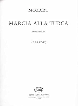 Immagine del venditore per MOZART - Marcha Turca (K.331) para Piano (Bartok) venduto da Mega Music