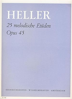 Bild des Verkufers fr HELLER - Estudios Melodicos Op.45 para Piano zum Verkauf von Mega Music