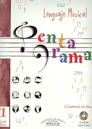 Imagen del vendedor de CUSTODIO J. - Pentagrama Lenguaje Musical 1 Grado Medio (Inc.CD) Castellano a la venta por Mega Music