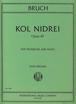 Seller image for BRUCH M. - Kol Nidrei Op.47 para Trombon y Piano (Brown) for sale by Mega Music