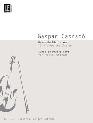Imagen del vendedor de CASSADO G. - Danza del Diablo Verde para Violin y Piano a la venta por Mega Music
