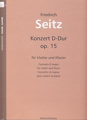 Bild des Verkufers fr SEITZ - Concierto n 4 Op.15 en Re Mayor (3 y 5 Posicion) para Violin y Piano zum Verkauf von Mega Music