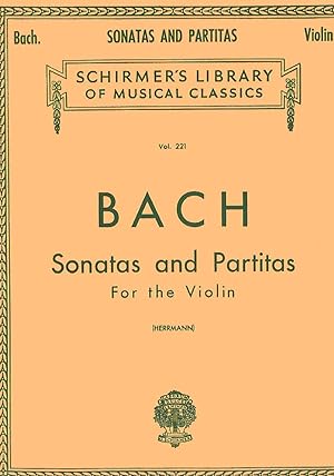 Image du vendeur pour BACH - Sonatas y Partitas para Violin (Hermann) mis en vente par Mega Music