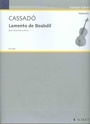 Imagen del vendedor de CASSADO G. - Lamento de Boabdil para Violoncello y Piano a la venta por Mega Music