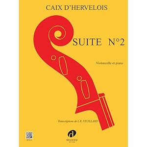 Image du vendeur pour CAIX D HERVELOIS - Suite Op.6 n 2 en Re menor para Violoncello y Piano mis en vente par Mega Music