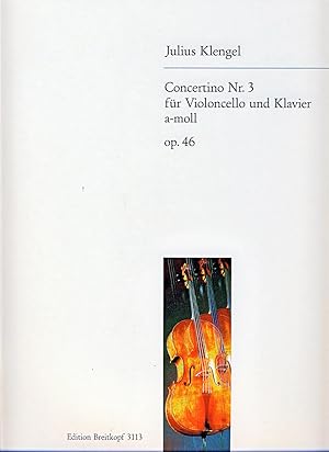 Seller image for KLENGEL - Concertino n 3 en La menor Op.46 para Violoncello y Piano for sale by Mega Music