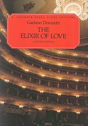 Bild des Verkufers fr DONIZETTI G. - El Elixir de Amor para Canto y Piano zum Verkauf von Mega Music