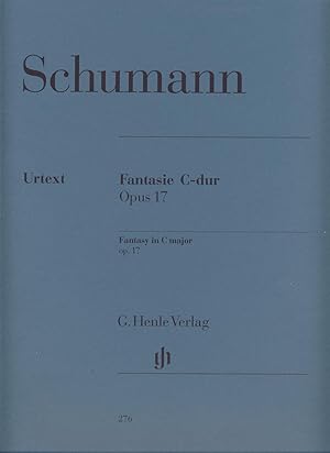 Seller image for SCHUMANN - Fantasia en Do Mayor Op.17 para Piano (Urtext) for sale by Mega Music