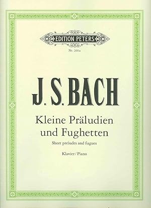 Seller image for BACH - Pequeos Preludios y Fugas para Piano (Urtext) (Keller) for sale by Mega Music