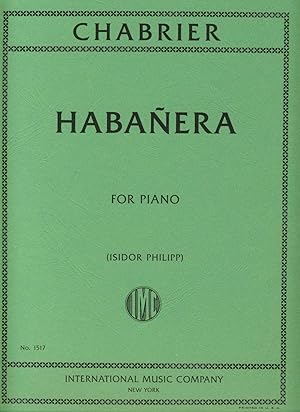 Image du vendeur pour CHABRIER E. - Habanera para Piano (Philipp) mis en vente par Mega Music