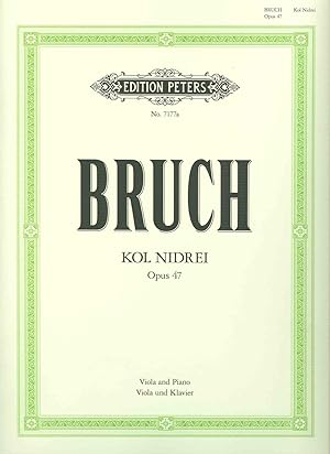 Seller image for BRUCH M. - Kol Nidrei Op.47 para Viola y Piano (De Smet) for sale by Mega Music