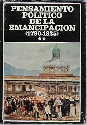 Imagen del vendedor de Pensamiento politico de la Emancipacion (1790-1825) Tomo II a la venta por Black Rock Books