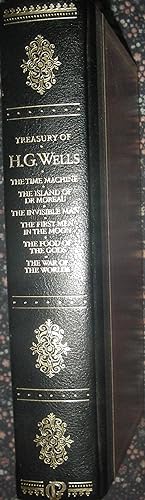 Seller image for Treasury of H.G.Wells - The Time Machine/The Island of Dr Moreau / The Invisible Man /The First Men on the Moon / The Food of the Gods / The War of the Worlds for sale by eclecticbooks