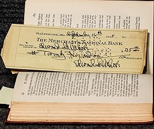 El Supremo: A Romance Of The Great Dictator Of Paraguay [signed]: Edward Lucas White