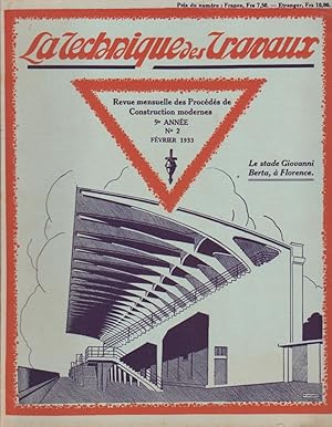 La Technique des Travaux Revue mensuelle des Procédés de Construction Moderne 9° année N°2 Févrie...