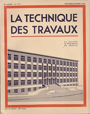 La Technique des Travaux Revue mensuelle des Procédés de Construction Moderne N°9-10 Septembre-oc...