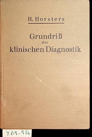 Seller image for Grundri der klinischen Diagnostik for sale by ANTIQUARIAT.WIEN Fine Books & Prints