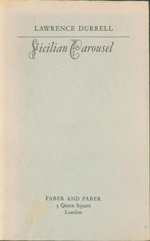 Bild des Verkufers fr Sicilian Carousel. Advance Copy First Edition Signed dedication by author on title page to Jeremy Mallinson. zum Verkauf von Wittenborn Art Books