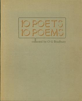 Imagen del vendedor de 10 Poets, 10 Poems. Limited edition, numbered 56 of 100. a la venta por Wittenborn Art Books