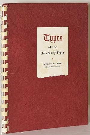 TYPES OF THE UNIVERSITY PRESS
