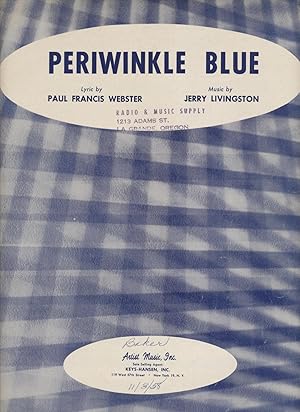 Seller image for PERIWINKLE BLUE for sale by Rose City Books