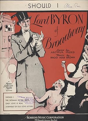 Seller image for SHOULD I Lord BYRON of BROADWAY for sale by Rose City Books