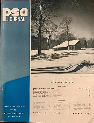 Seller image for psa Journal (Official Publication of the Photographic Society of America), Volume 20, Number 1, January 1954 for sale by Epilonian Books