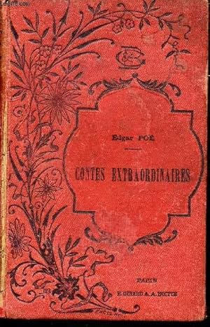 Image du vendeur pour CONTES EXTRAORDINAIRES - LE SCARABEE D OR / LE PUTIS ET LE PENDULE / LE PORTRAIT OVALE / LA LETTRE VOLEE / LE CHAT NOIR / DOUBLE ASSASSINAT DE LA RUE MORGUE /HOP FROG / LE CAS DE M. VALDEMAR / LE CORBEAU mis en vente par Le-Livre