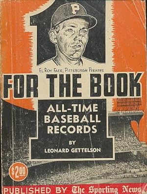 Immagine del venditore per One For the Book: Official All Time Baseball Records 1960 venduto da CorgiPack