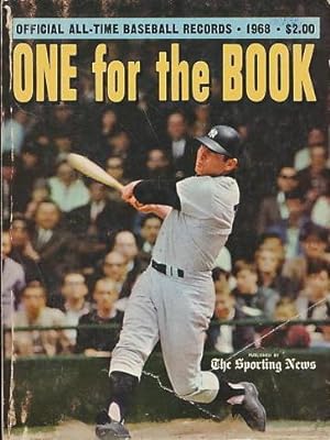 Immagine del venditore per One for the Book: Official All Time Baseball Records 1968 venduto da CorgiPack