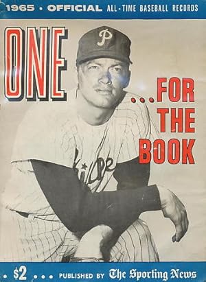 Immagine del venditore per One for the Book: Official All Time Baseball Records 1965 venduto da CorgiPack