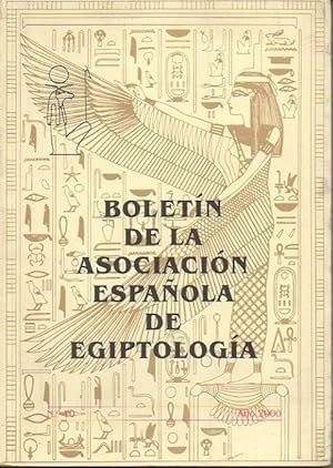 Imagen del vendedor de BOLETIN DE LA ASOCIACION ESPAOLA DE EGIPTOLOGIA. N.10. AOS 2000. a la venta por Librera Javier Fernndez