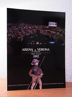 Imagen del vendedor de Arena di Verona. 70 Festival dell'Opera Lirica, 1 luglio - 30 agosto 1992 a la venta por Antiquariat Weber