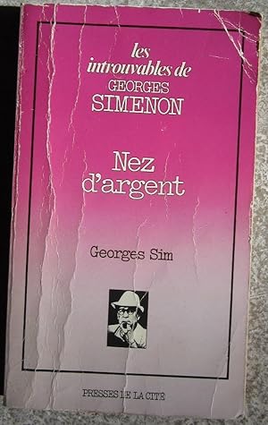 Imagen del vendedor de Nez d'argent. a la venta por Librairie les mains dans les poches