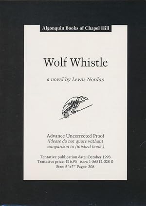 Seller image for Wolf Whistle for sale by Good Books In The Woods
