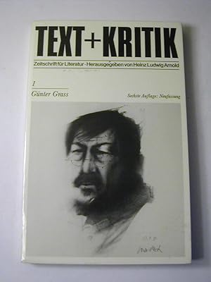 Bild des Verkufers fr Gnter Grass - Text + Kritik. Zeitschrift fr Literatur 1 zum Verkauf von Antiquariat Fuchseck
