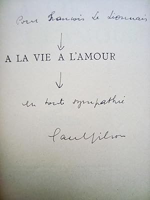 Seller image for A la vie  l'amour - for sale by Le Livre  Venir