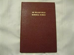 Sir William Osler Memorial Number