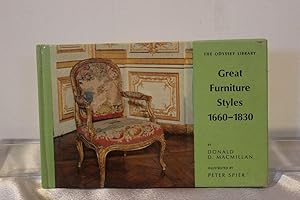 Imagen del vendedor de Great Furniture Styles 1660 - 1830 a la venta por Swaney and Associates