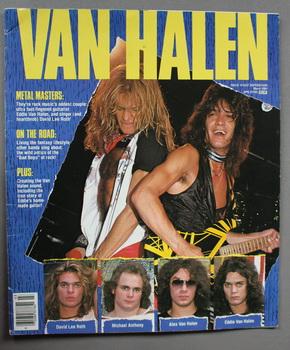 Bild des Verkufers fr Van Halen Rock Video Superstars - Volume 1; Number 6; March 1985 - David Lee Roth; Michael Anthony, Alex Van Halen, Eddie Van Halen. zum Verkauf von Comic World