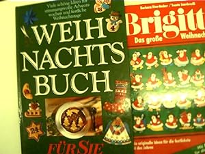 2 Bücher: 1. Das große Weihnachtsbuch - Brigitte + 2. Weihnachtsbuch - Für Sie, Viele schöne Idee...