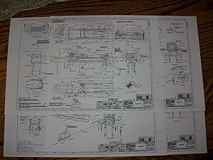 M1 RIFLE, RECEIVER, U. S. ARMY ENGINEERING DRAWING. 11" x 17" format