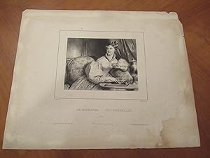 Seller image for Le Dejeuner / The Breakfast . No. 10 [Original Antique Lithograph] for sale by Arroyo Seco Books, Pasadena, Member IOBA