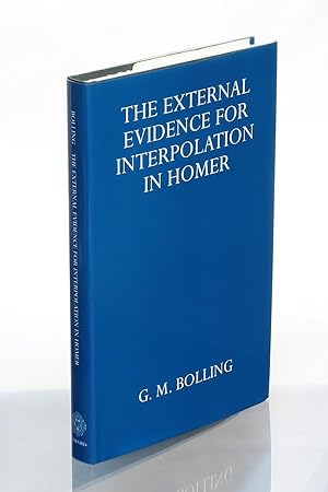 Bild des Verkufers fr The External Evidence for Interpolation in Homer zum Verkauf von George Longden