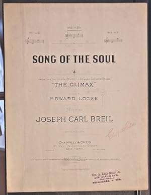 Song of the Soul Sheet Music for Medium Voice and Piano (From Incidental Music to Edward Locke's ...