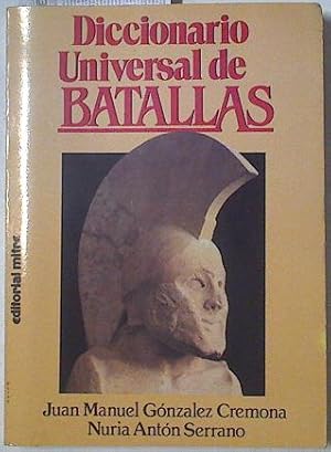 Image du vendeur pour Diccionario universal de batallas mis en vente par Almacen de los Libros Olvidados