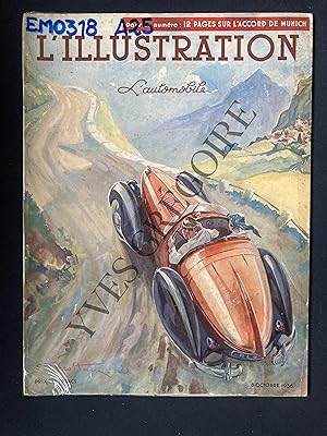 L'ILLUSTRATION-8 OCTOBRE 1938-N°4988-L'AUTOMOBILE