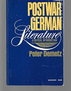 Bild des Verkufers fr postwar german literature zum Verkauf von Thomas Savage, Bookseller
